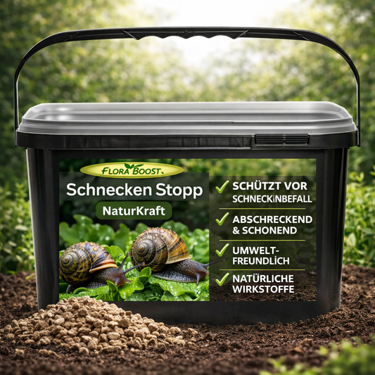 Schneckenkorn Ohne Gift - Bio Schneckenstopp Sicher für Igel Hunde & Katzen