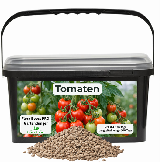 Tomaten Dünger mit Langzeitwirkung | Flora Boost PRO NPK 8-4-6