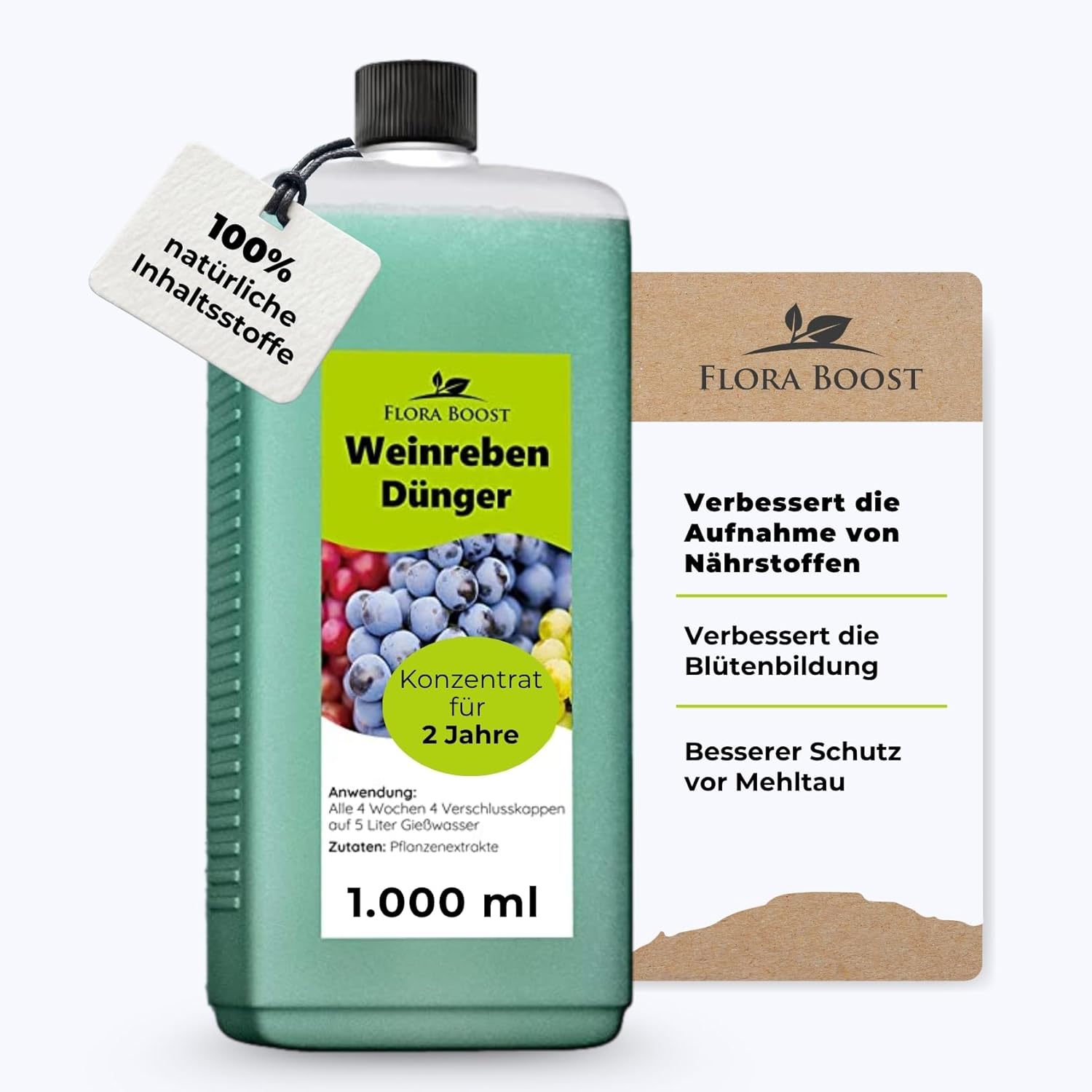 Weinreben Dünger von Flora Boost – gesundes Wachstum Flüssigdünger - Flora Boost