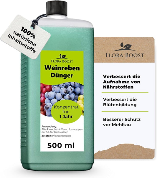 Weinreben Dünger von Flora Boost – gesundes Wachstum