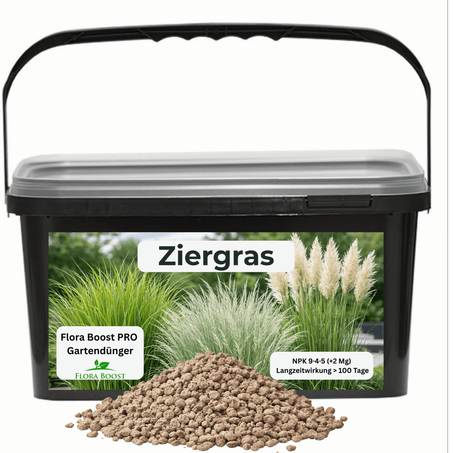 Ziergras Dünger Flora Boost PRO | Gartendünger NPK 9 - 4 - 5 (+2 Mg) Gartendünger - Flora Boost
