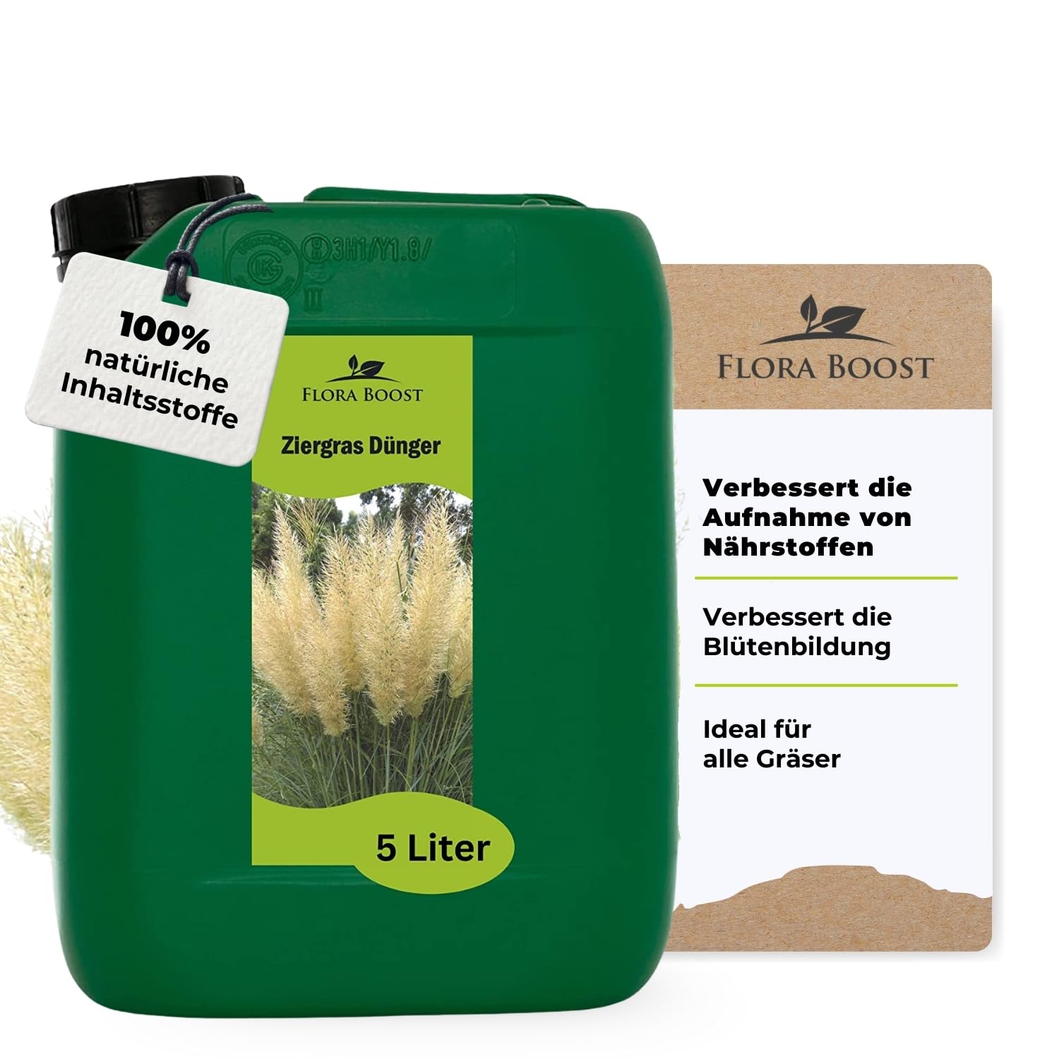 Ziergras Pampasgras Dünger von Flora Boost Flüssigdünger - Flora Boost