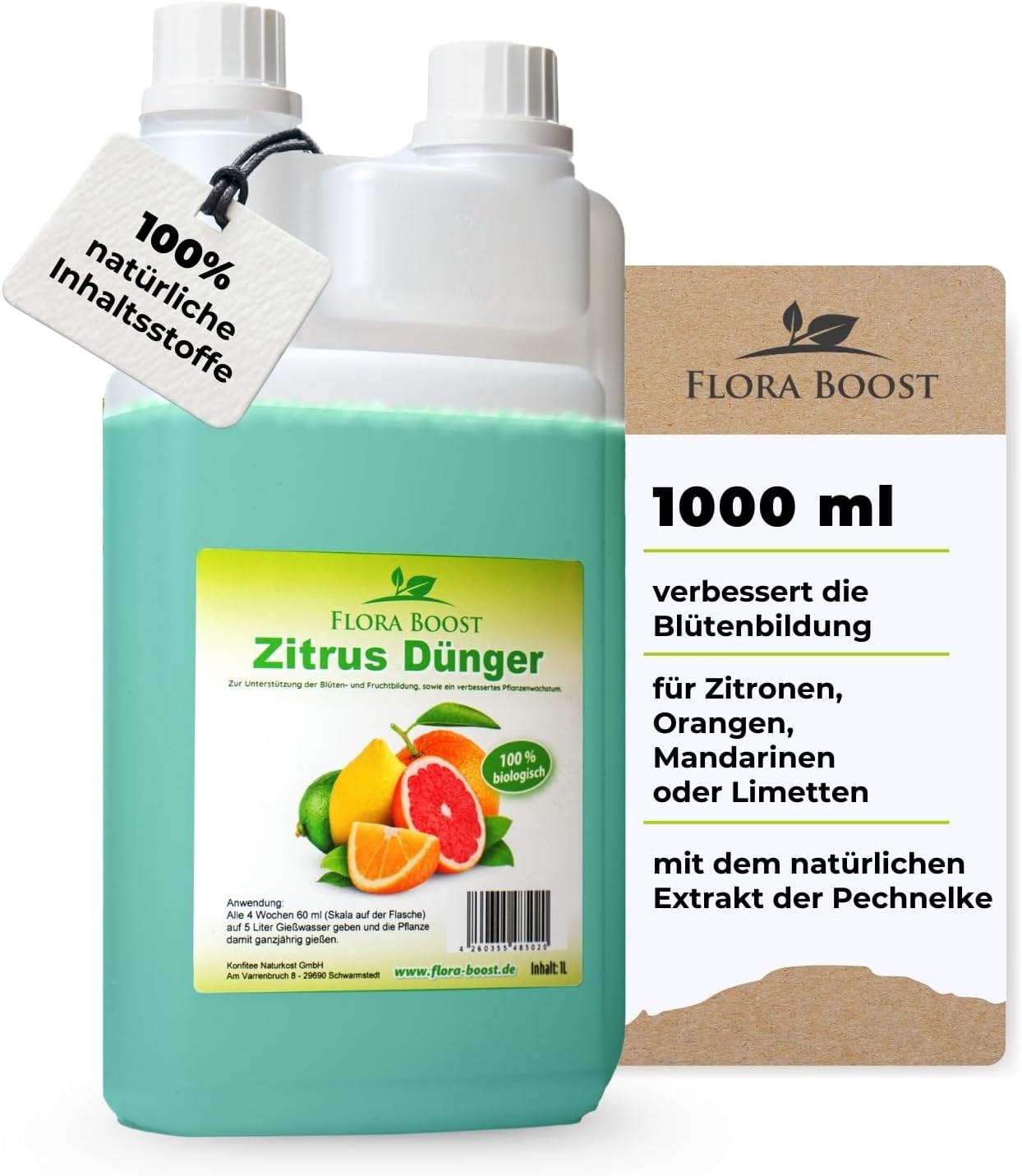 Zitrusdünger von Flora Boost – natürlich & effektiv