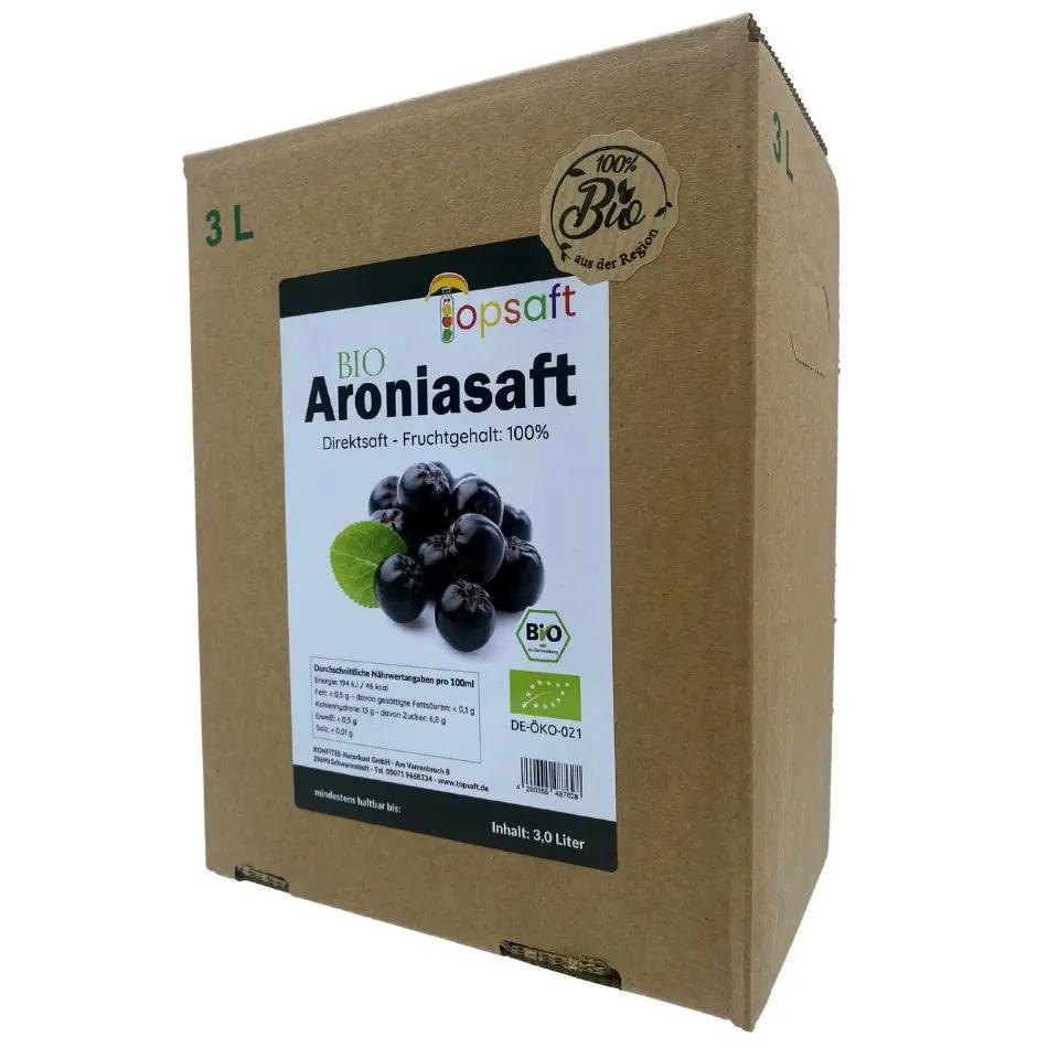 Aroniasaft Bio Direktsaft von Topsaft - Flora Boost