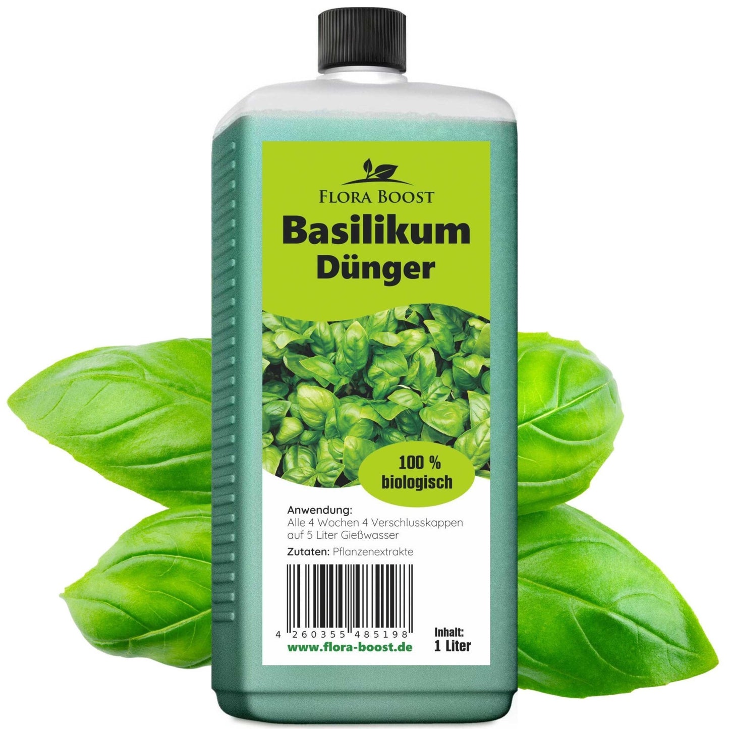 Basilikum Flüssigdünger von Flora Boost – Optimaler Dünger für üppiges  Basilikumwachstum