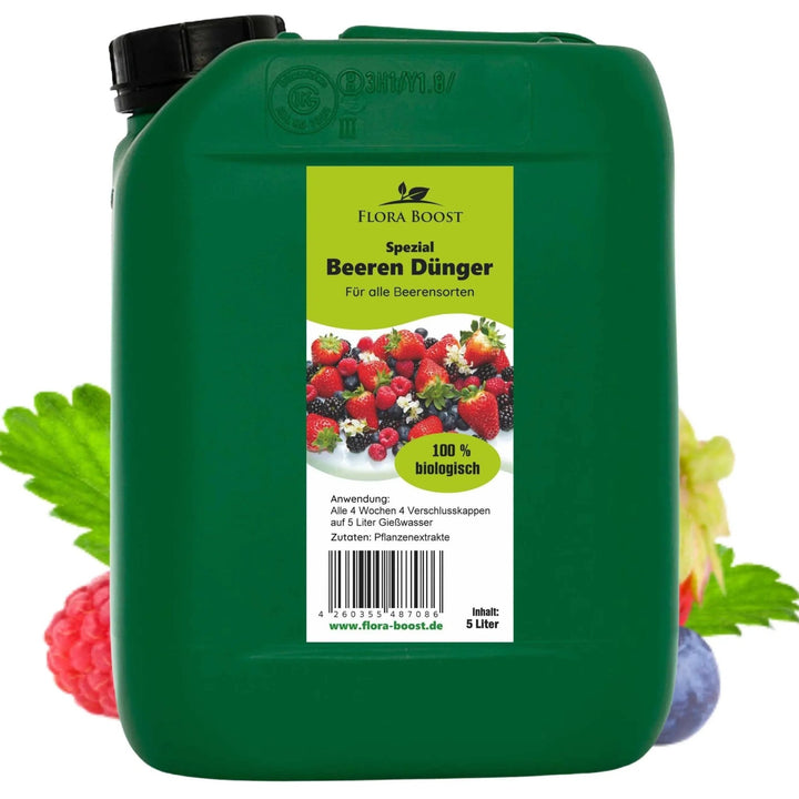 Beeren Dünger von Flora Boost für gesunde Pflanzen und reiche Ernte