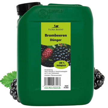 Brombeeren Dünger von Flora Boost für gesunde Pflanzen und saftige Früchte