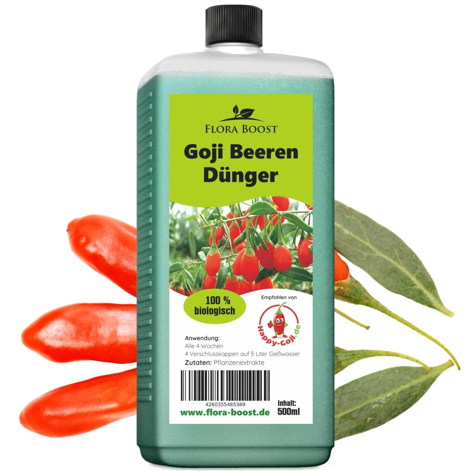 Goji Beeren Dünger für gesunde Pflanzen von Flora Boost