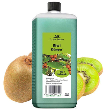 Kiwi Dünger von Flora Boost für kräftige und gesunde Kiwi Pflanzen