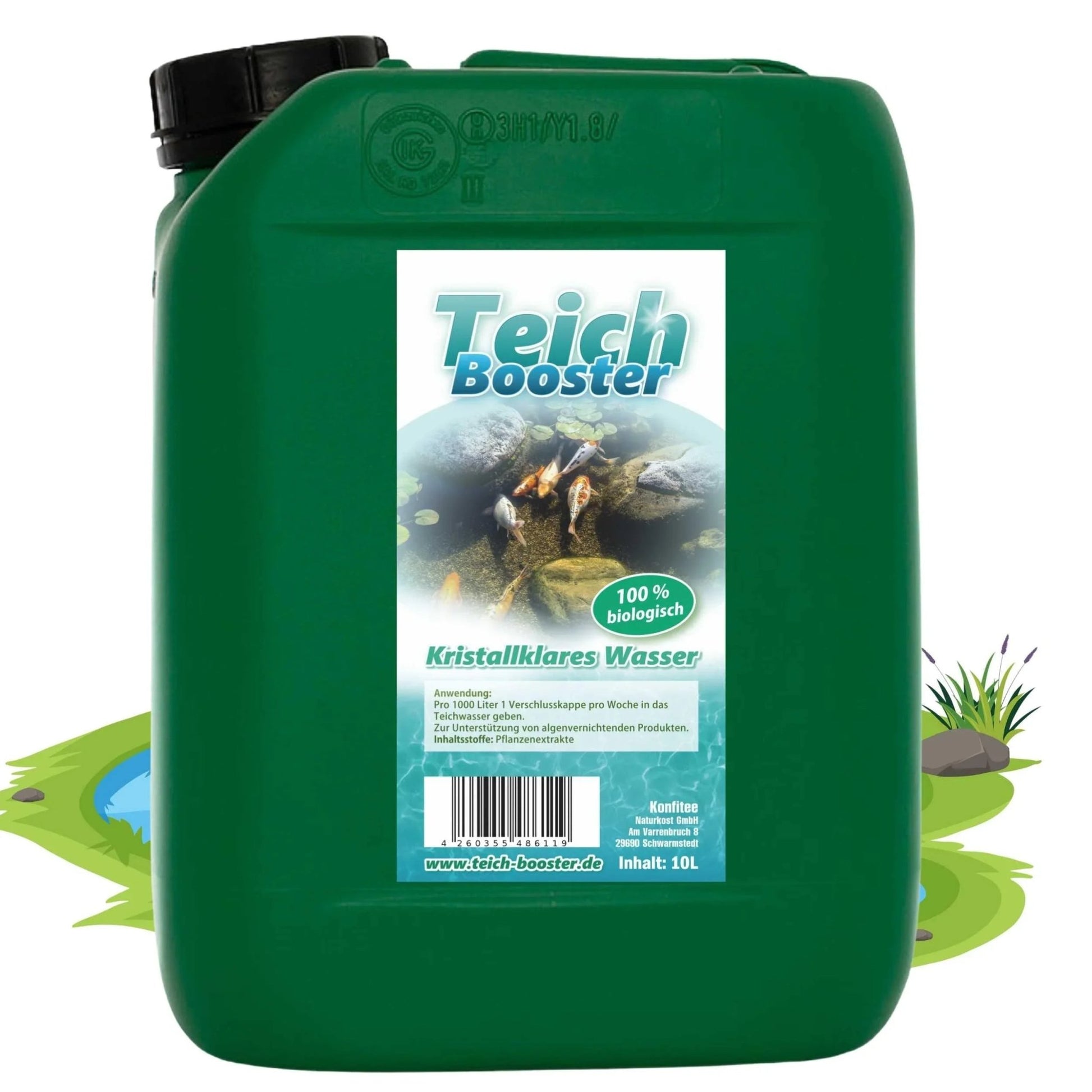 Teichpflanzen Dünger Klarwasser von Flora Boost Flüssigdünger - Flora Boost