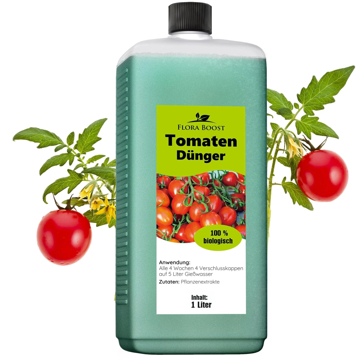 Tomaten Pflanzen Dünger für mehr Ertrag und gegen Krankheiten - Flora Boost