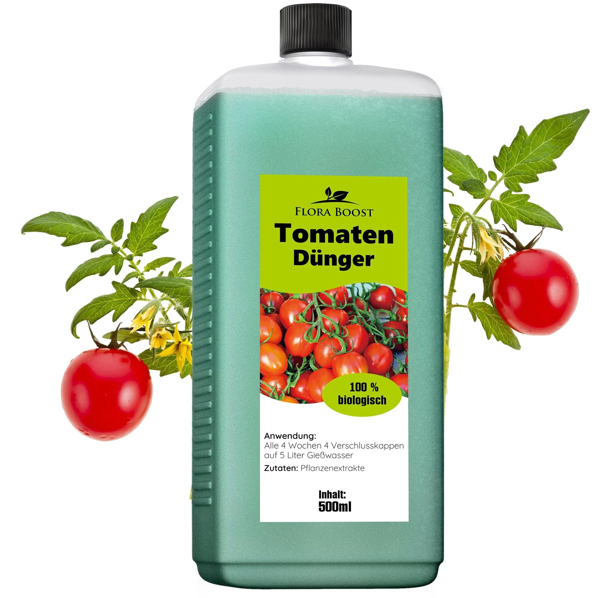 Tomaten Pflanzen Dünger für mehr Ertrag und gegen Krankheiten - Flora Boost