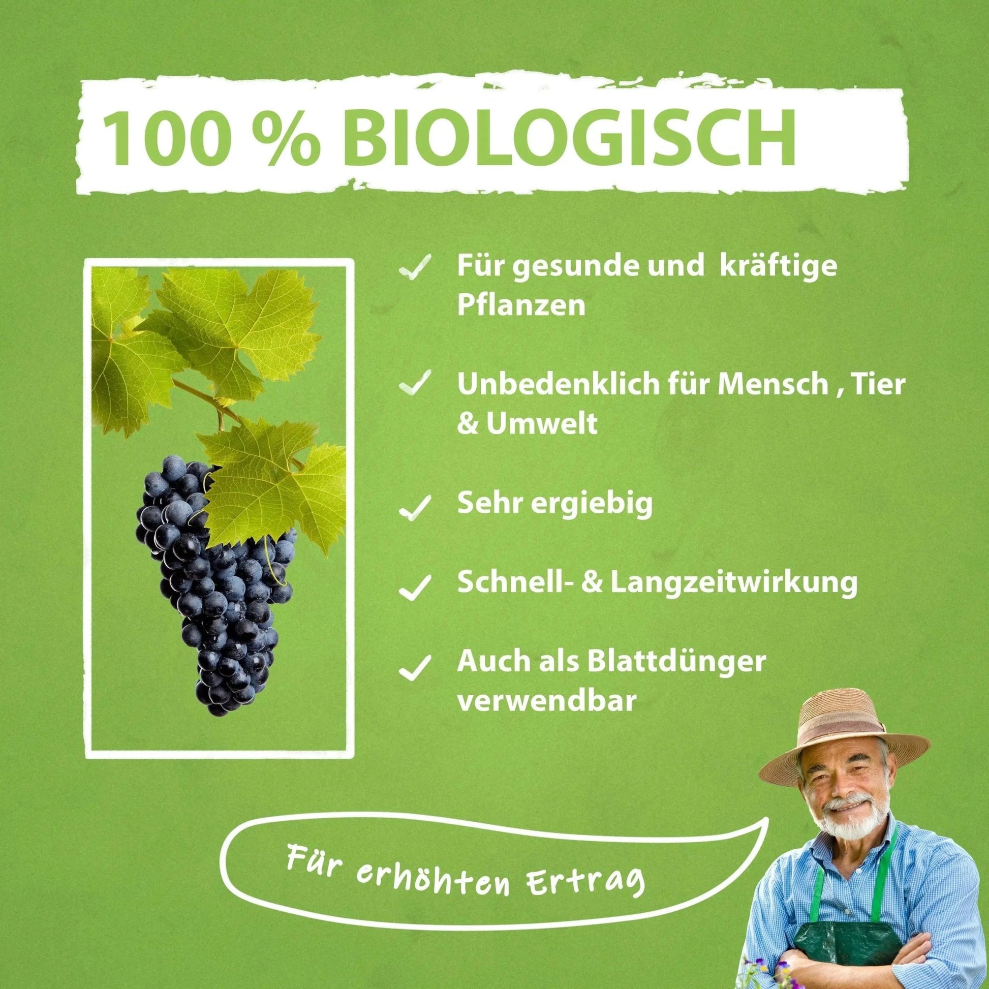 Weinreben Dünger von Flora Boost – Für gesundes Wachstum und kräftige Trauben
